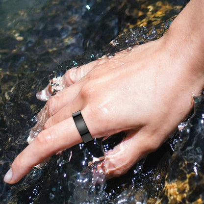 R09 Smart Ring Waterproof Fitness Tracker with Charging Case Body Temperature Health and Sleep Monitor for Xiaomi Samsung Phone